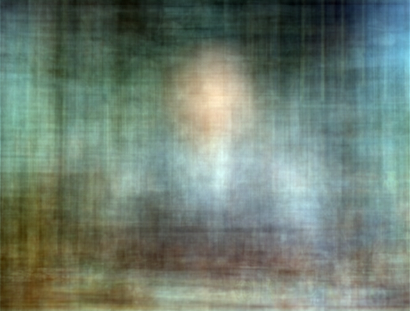 Z projection image from an Ozu film